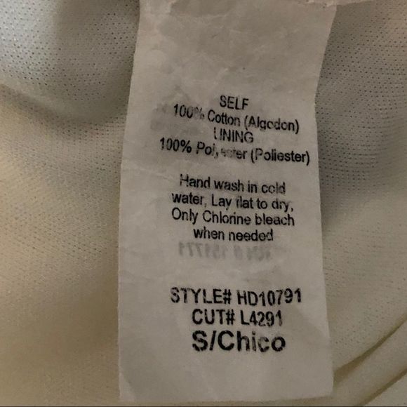 LE LIS DUSKY BLUE SUMMER COTTON DRESS w/LINING - Picture 7 of 7